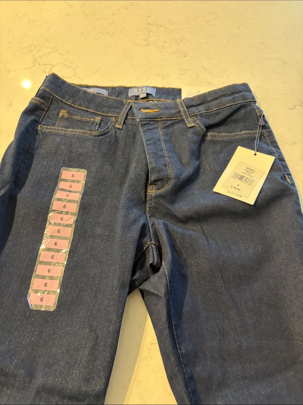 NYDJ Women's Dark Indigo Skinny Jeans